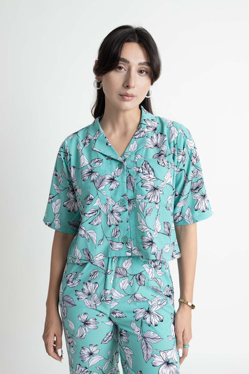 Floral Crop Shirt